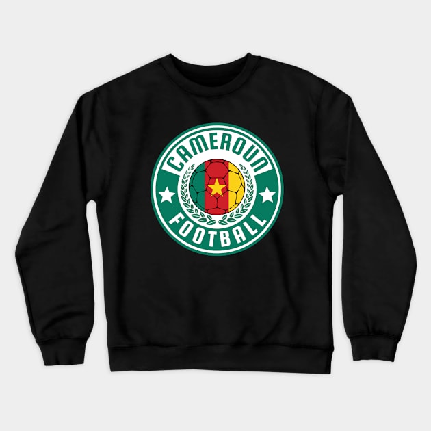 Cameroun Football Crewneck Sweatshirt by footballomatic